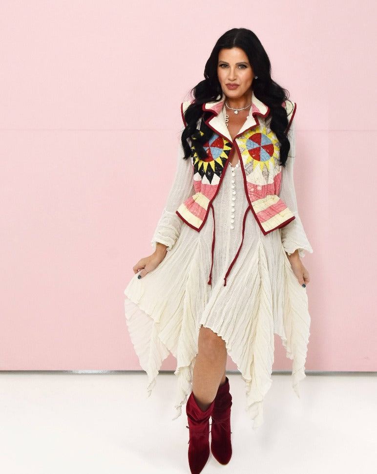 Red Medallion Vest