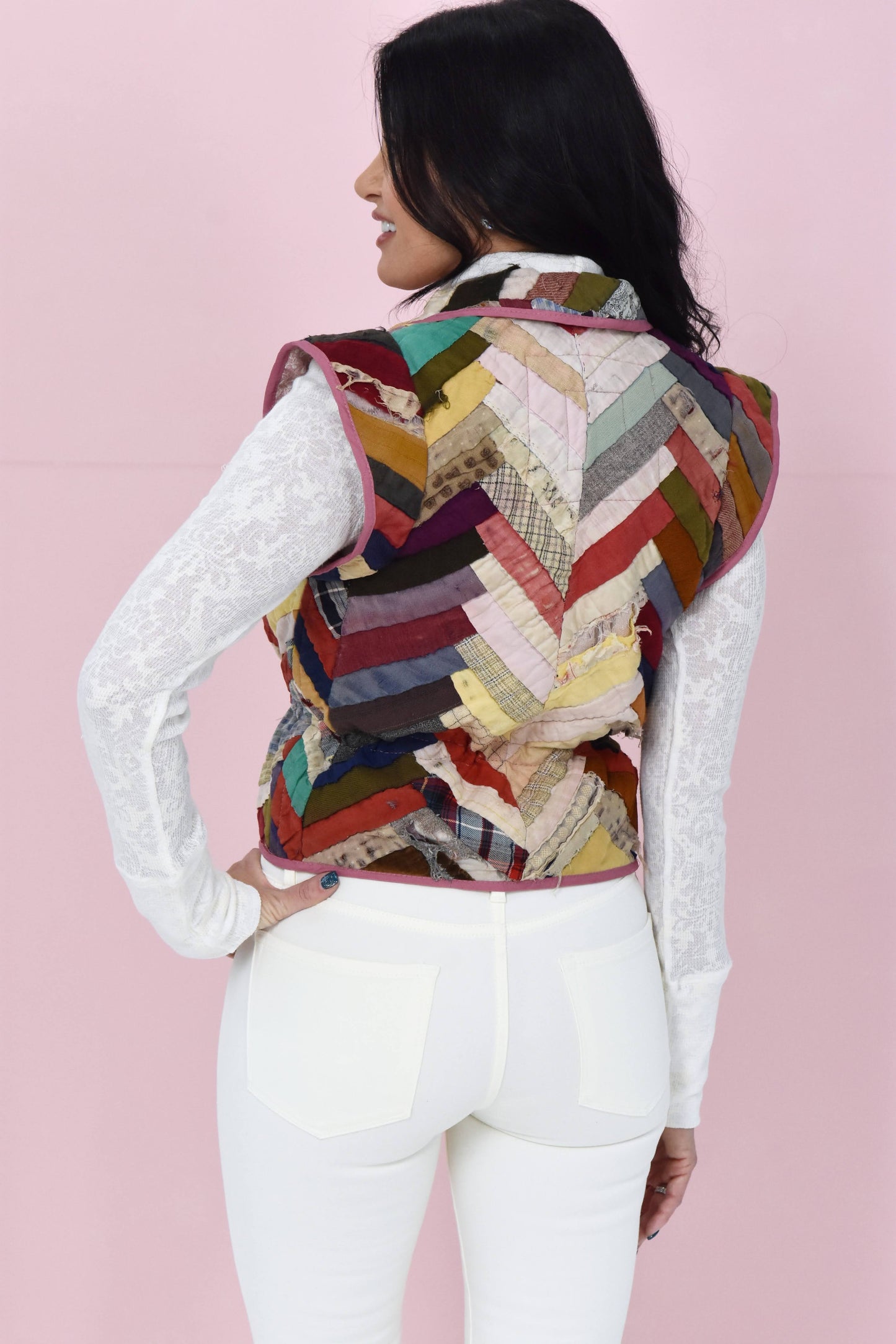 Vintage Velvet Vest