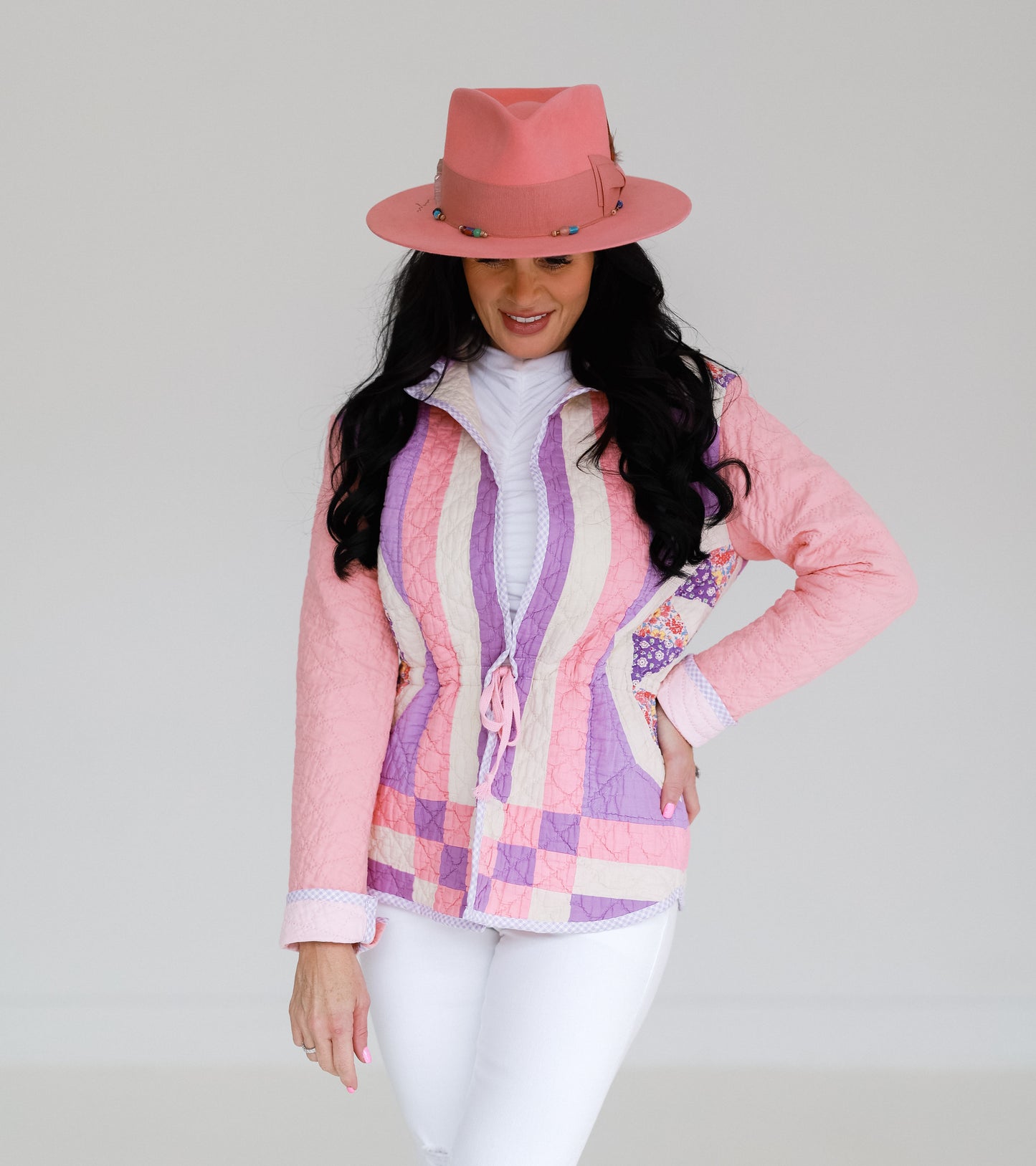 Pink and Purple Shirt Jacket