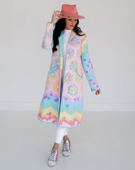 Rainbow Bright Trench Coat