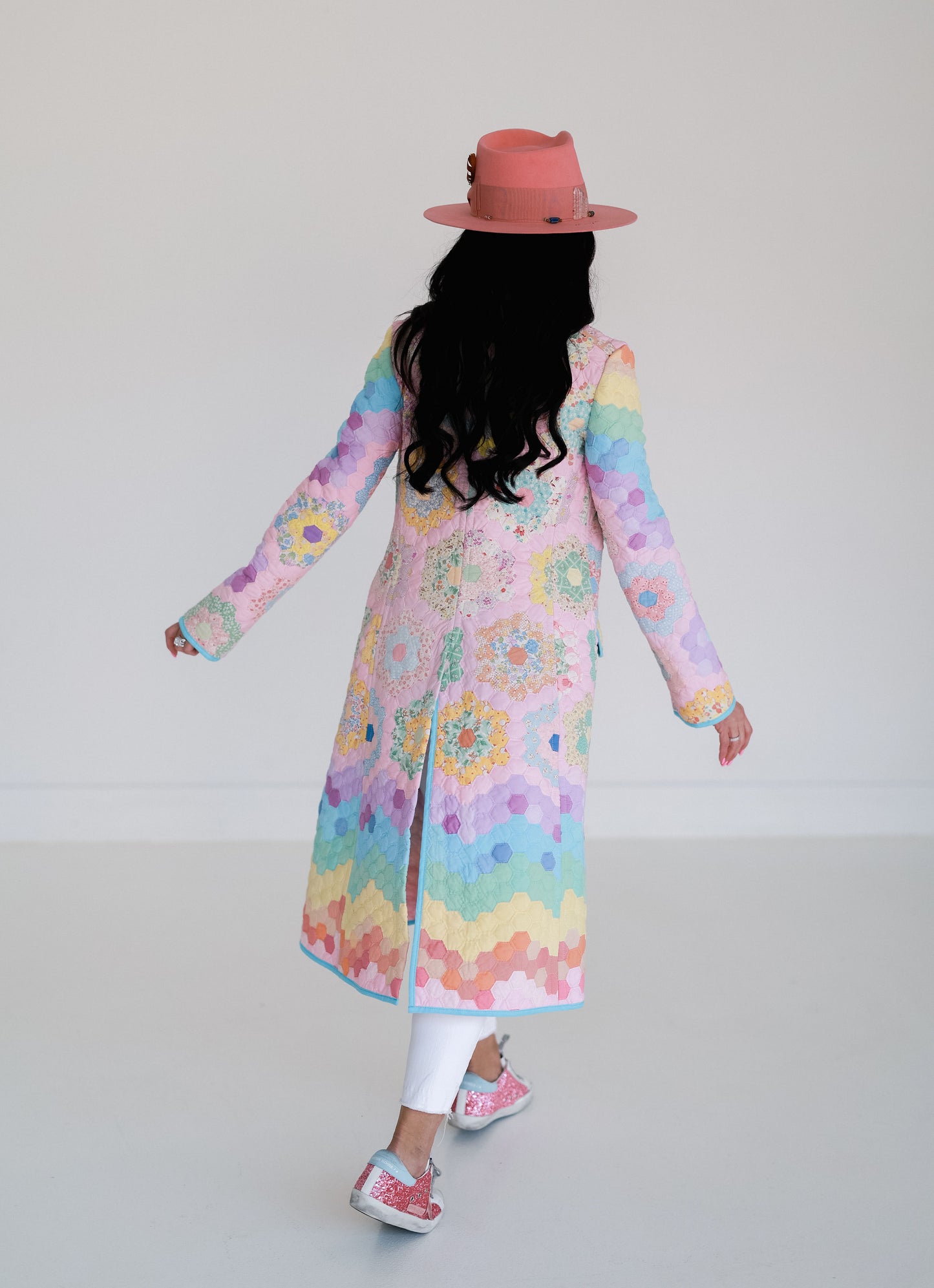 Rainbow Bright Trench Coat